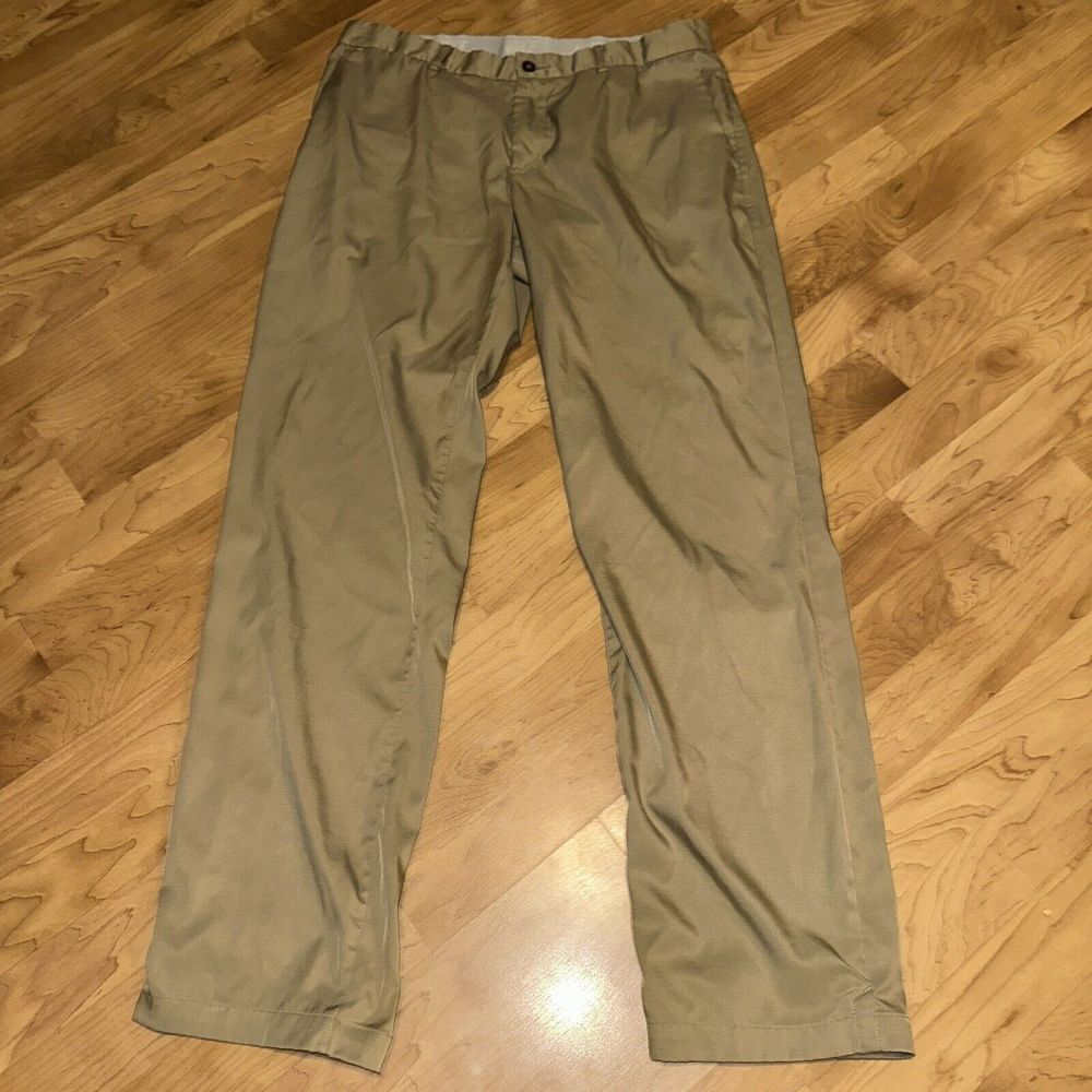 Nike‎ Dri-Fit Men's Size 34x32 Khaki Standard Fit Golf Pants